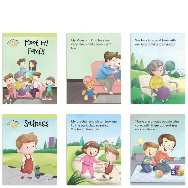 Jolly Kids Good & Happy Living The Emotional Way Story Books (Set of 8) Learning Stories about Feeling and Emotions| Ages 3 - 8 years - Distacart