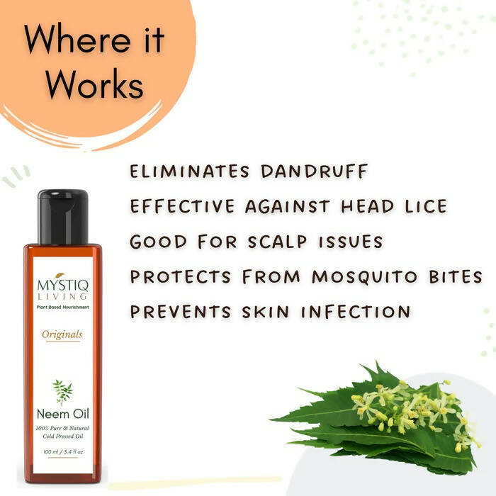 Mystiq Living Originals Neem Oil - Distacart