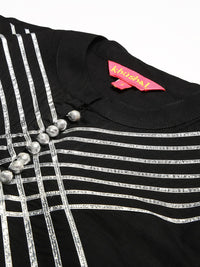 Thumbnail for Khushal K Women Black Kurta and Palazzo With Dupatta Set