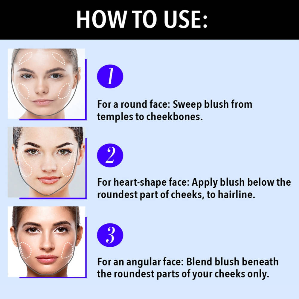 Blue Heaven Shimmer Matte Blush Shade 505 How To Use