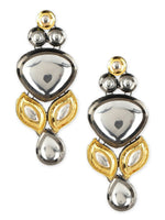 Thumbnail for Silver-Plated Contemporary Drop Earrings - Ruby Raang - Distacart