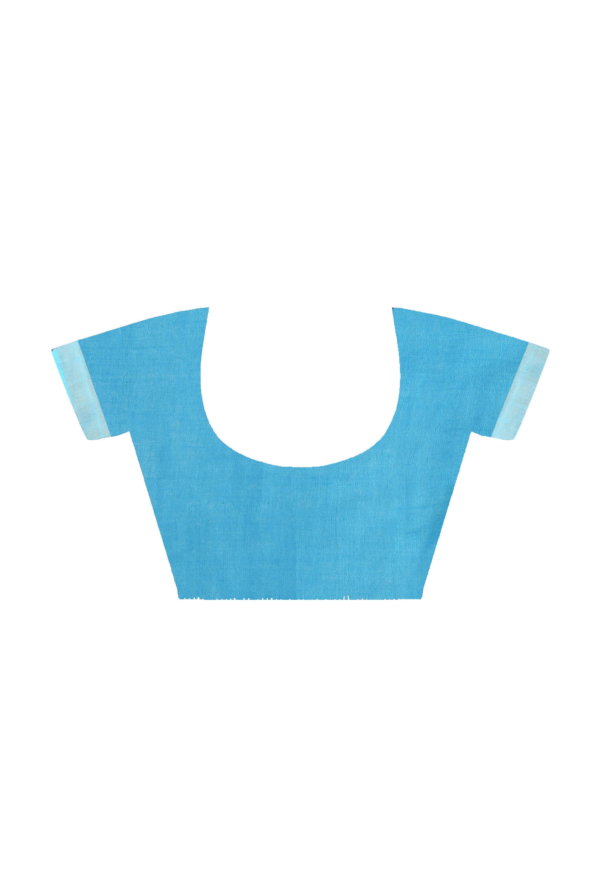 Mominos Fashion Moeza Sky Blue Bhagalpuri Handloom Silk Linen Saree with unstitched Blouse piece - Distacart