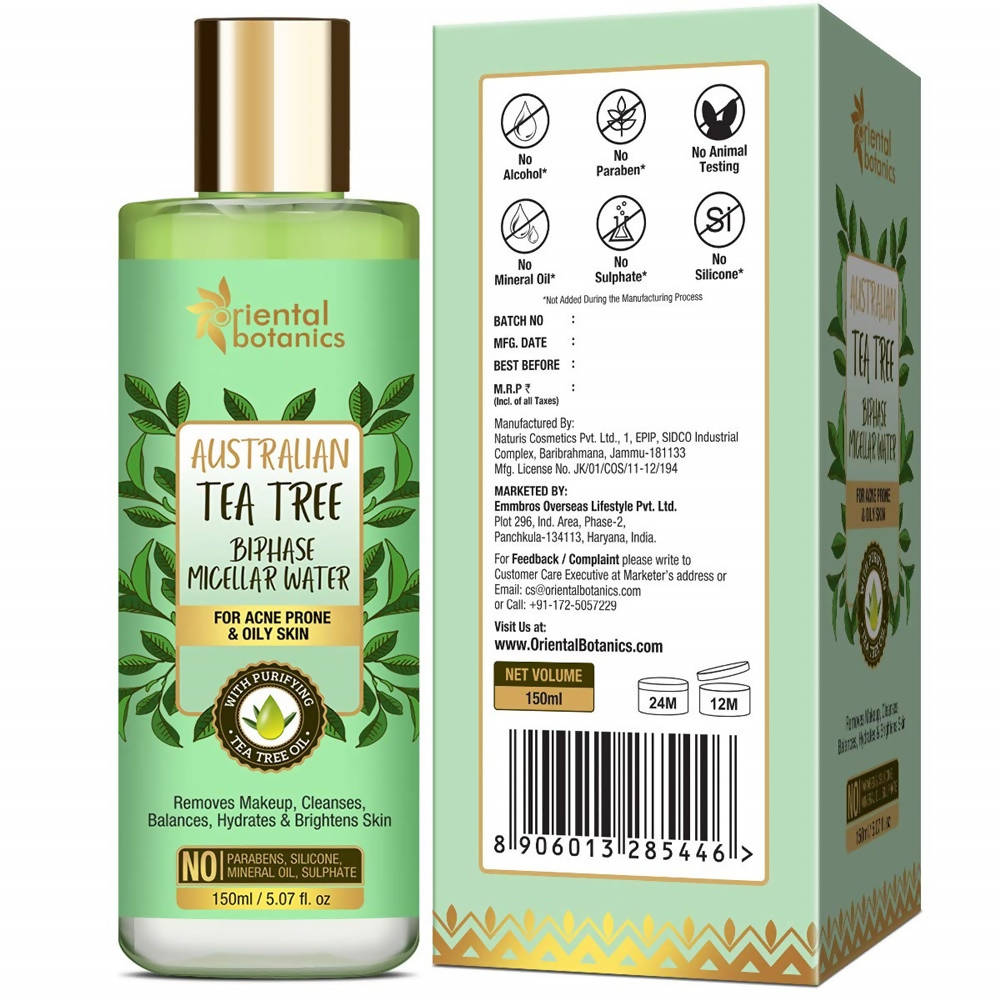 Oriental Botanics Australian Tea Tree Biphase Micellar Water