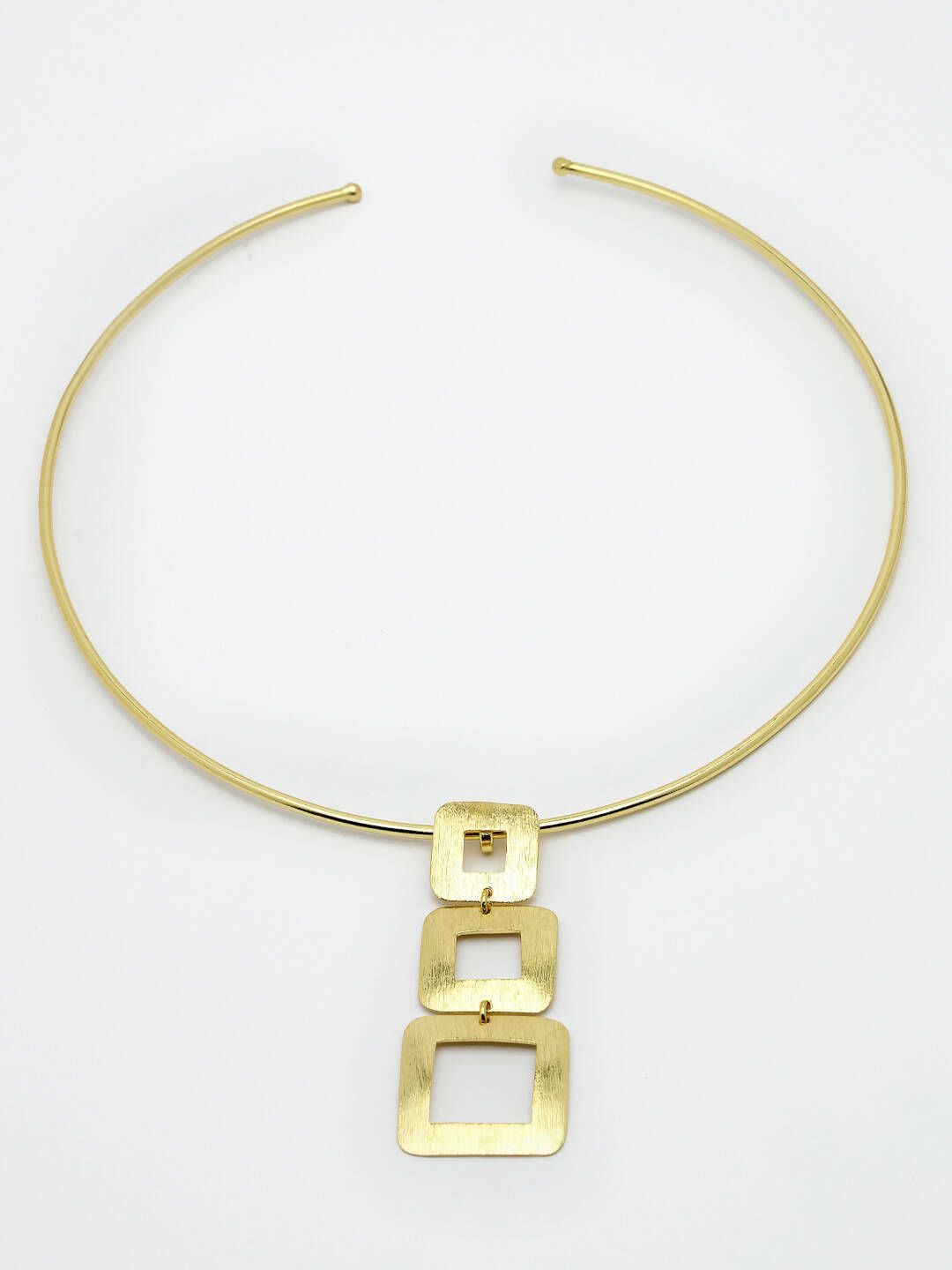 NVR Women Gold-Plated Circular Choker Necklace - Distacart