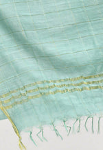 Thumbnail for Mominos Fashion Moeza Women's Cotton Zari Box Pista Green Dupatta - Distacart