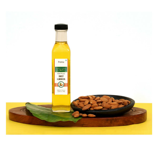 Healthy Fibres Cold Pressed Sweet Almond Oil - Distacart