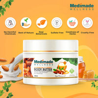 Thumbnail for Medimade Wellness Almond Milk & Honey Body Butter - Distacart