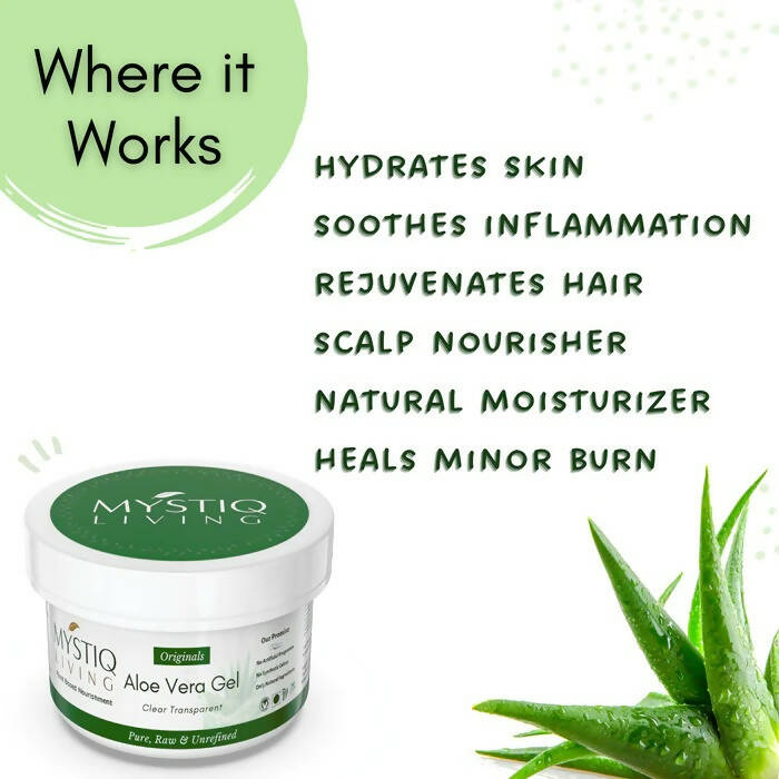Mystiq Living Originals Aloe Vera Gel - Distacart
