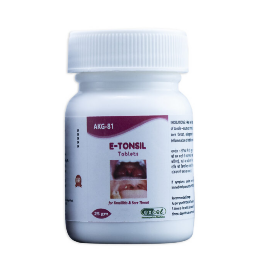 Excel Pharma E-Tonsil Tablets - Distacart