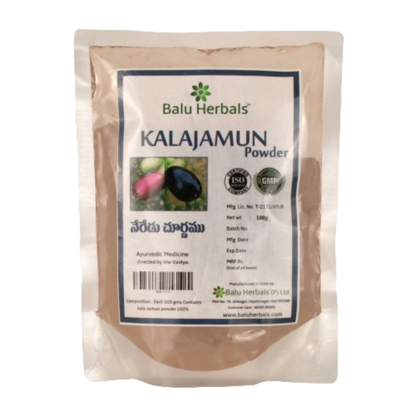 Balu Herbals Kala Jamun (Neredu) Powder - Distacart