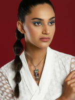 Thumbnail for Women's Silver-Plated Chain - Ruby Raang - Distacart