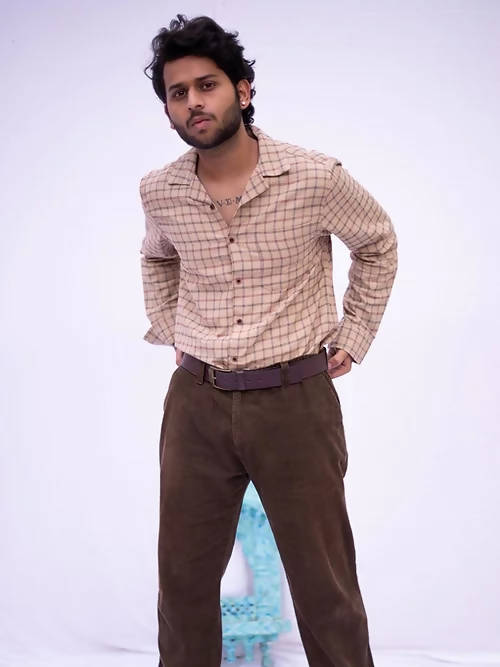 Diva Globe Men Checkard Lapel Collar Shirt - Distacart