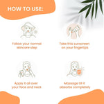 Thumbnail for NutriGlow Advanced Organics Vitamin C Lightening Sunscreen SPF50 PA+++ - Distacart