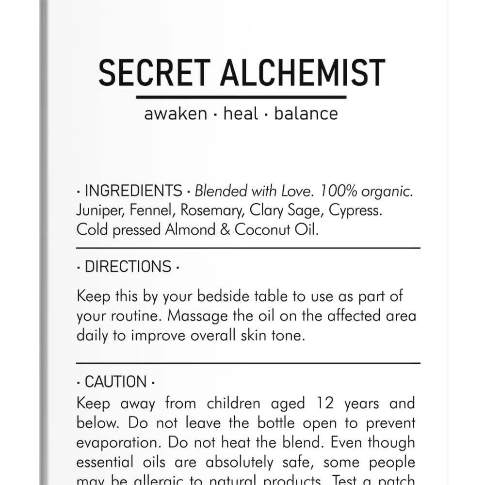 Secret Alchemist Detox Cellulite Oil - Distacart