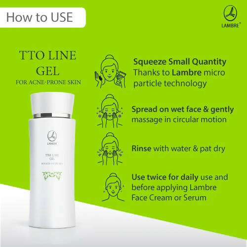 Lambre TTO Line Gel For Acne Prone Skin - Distacart