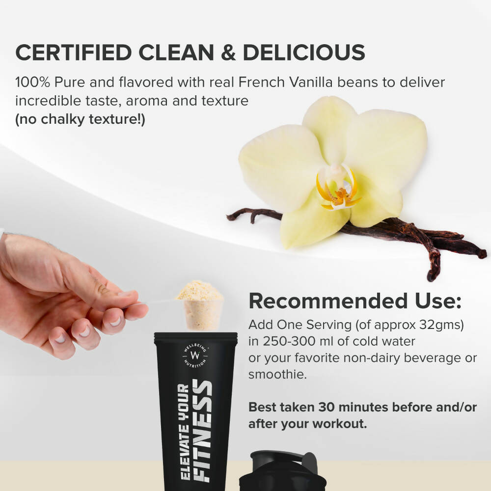 Wellbeing Nutrition Superfood Plant Protein-French Vanilla Caramel - Distacart
