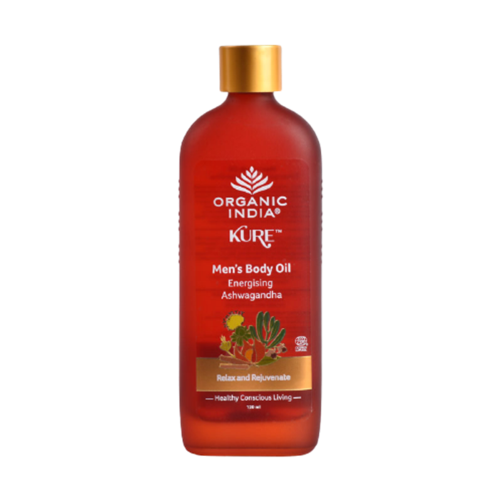 Organic India Mens Body Oil Energising Ashwagandha - Distacart