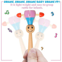 Thumbnail for Matoyi Maraca Wooden Baby Rattle - Distacart