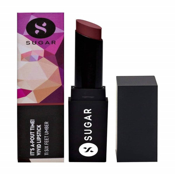 Sugar It's A-Pout Time! Vivid Lipstick - Six Feet Umber (Mocha Brown) - Distacart