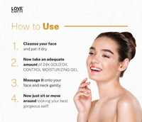 Thumbnail for Love Earth 24K Gold Oil Control Moisturizing Gel - Distacart
