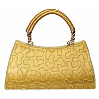 Thumbnail for Louise Belgium Hand-held Bag (Gold) - Distacart