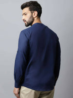 Thumbnail for Even Apparels Navy blue Color Viscose Pure Cotton Men's Kurta With Side Placket (SLD1190) - Distacart