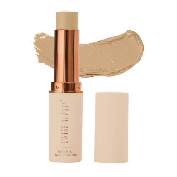 Swiss Beauty Satin Finish Foundation Stick - 04 Sandy - Distacart