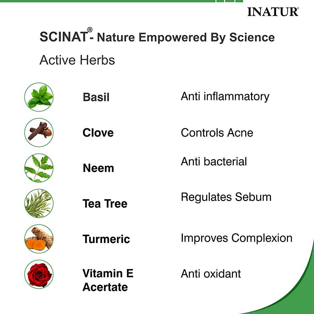 Inatur Oil Control Face Wash