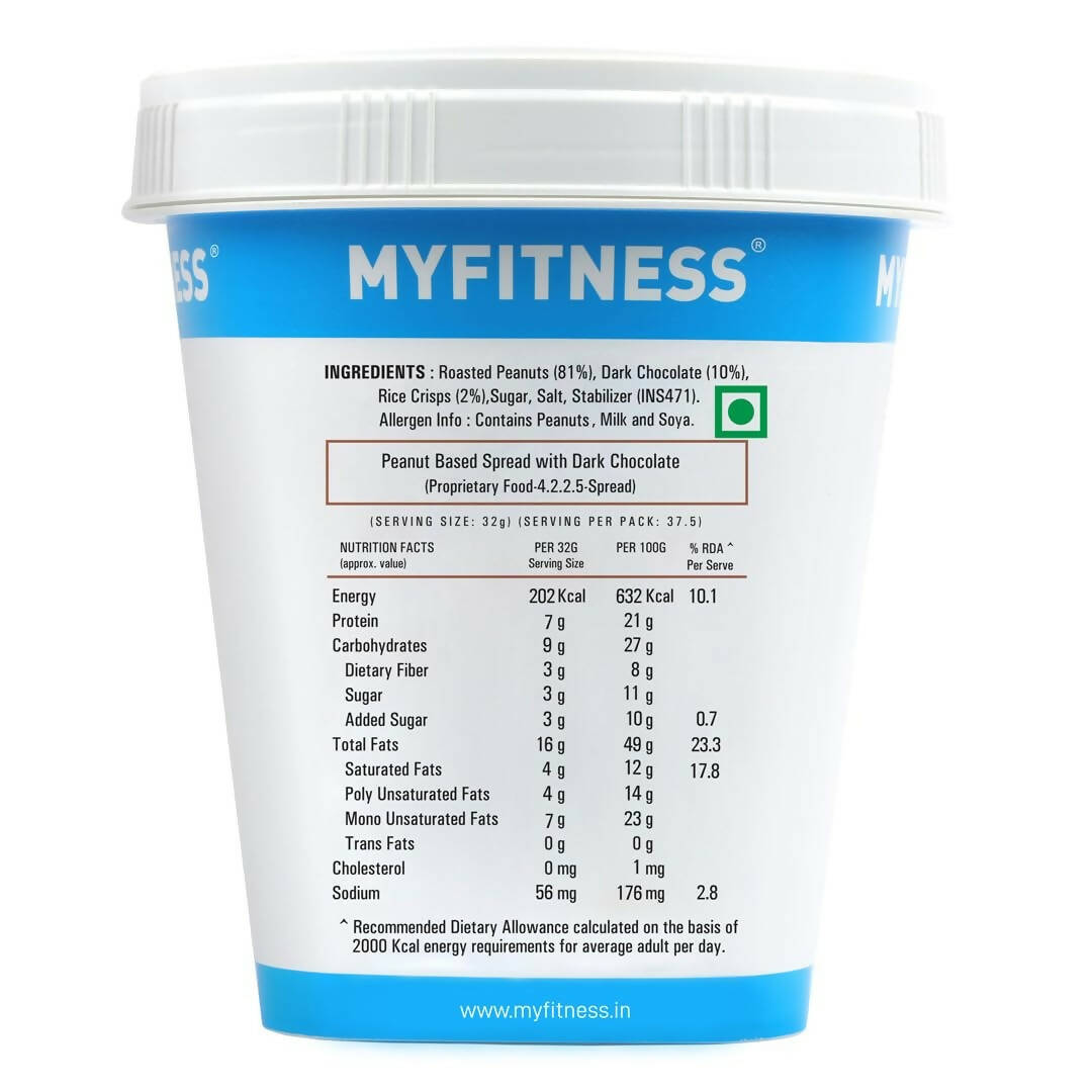 Myfitness Chocolate Peanut Butter Crispy - Distacart