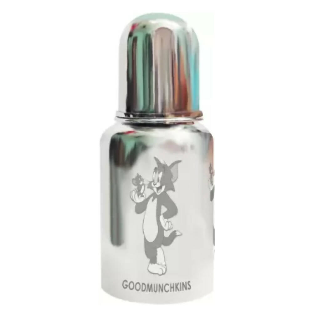 Goodmunchkins Stainless Steel Feeding Bottle 304 Grade Steel, Jointless, BPA Free, Rustfree Bottle 150 ml - Distacart