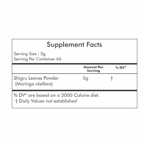 Organic Moringa Powder