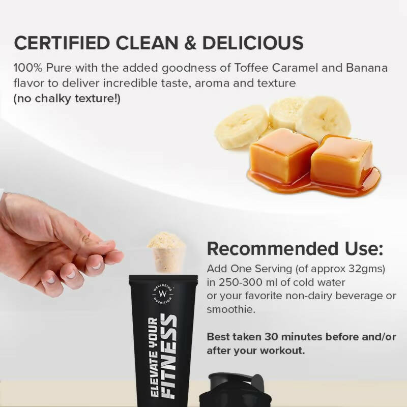Wellbeing Nutrition Superfood Plant Protein Isolate - British Banoffee Pie - Distacart