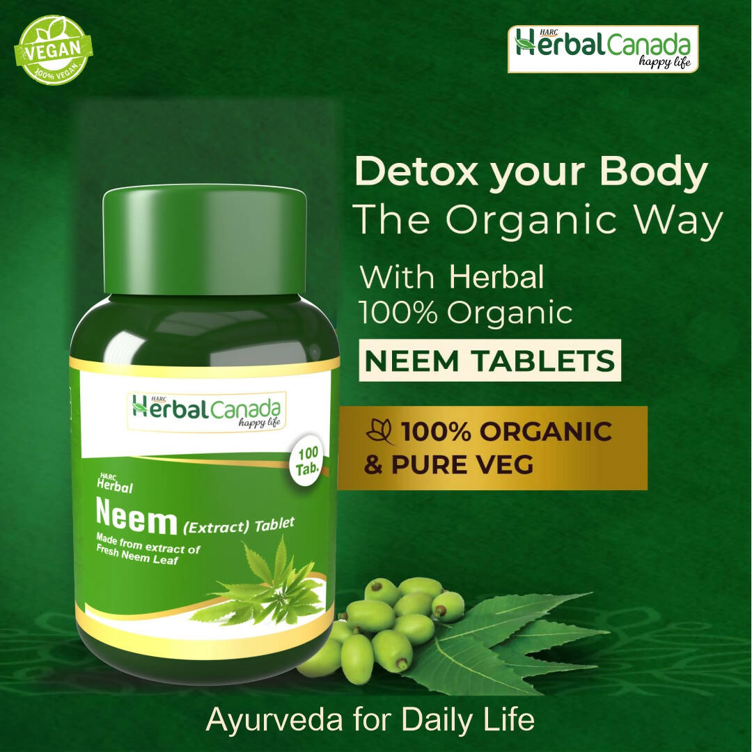 Herbal Canada Neem Extract Tablets - Distacart