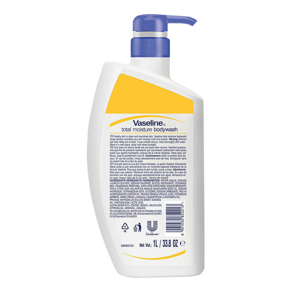 Vaseline Total Moisture Body Wash For Clean & Nourished Skin - Distacart