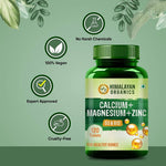Thumbnail for Himalayan Organics Calcium+Magnesium+Zinc D3 & B12 Tablets