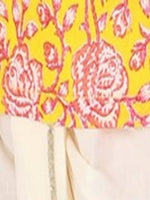 Thumbnail for Lil Drama Boys Kurta With Dhoti Set - Orange - Distacart