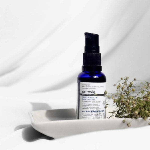 Detoxie Screen Relief & Blue Defense Face Serum - Distacart