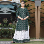 Thumbnail for Vamika Gota Patti work Kurti With Skirt Suit