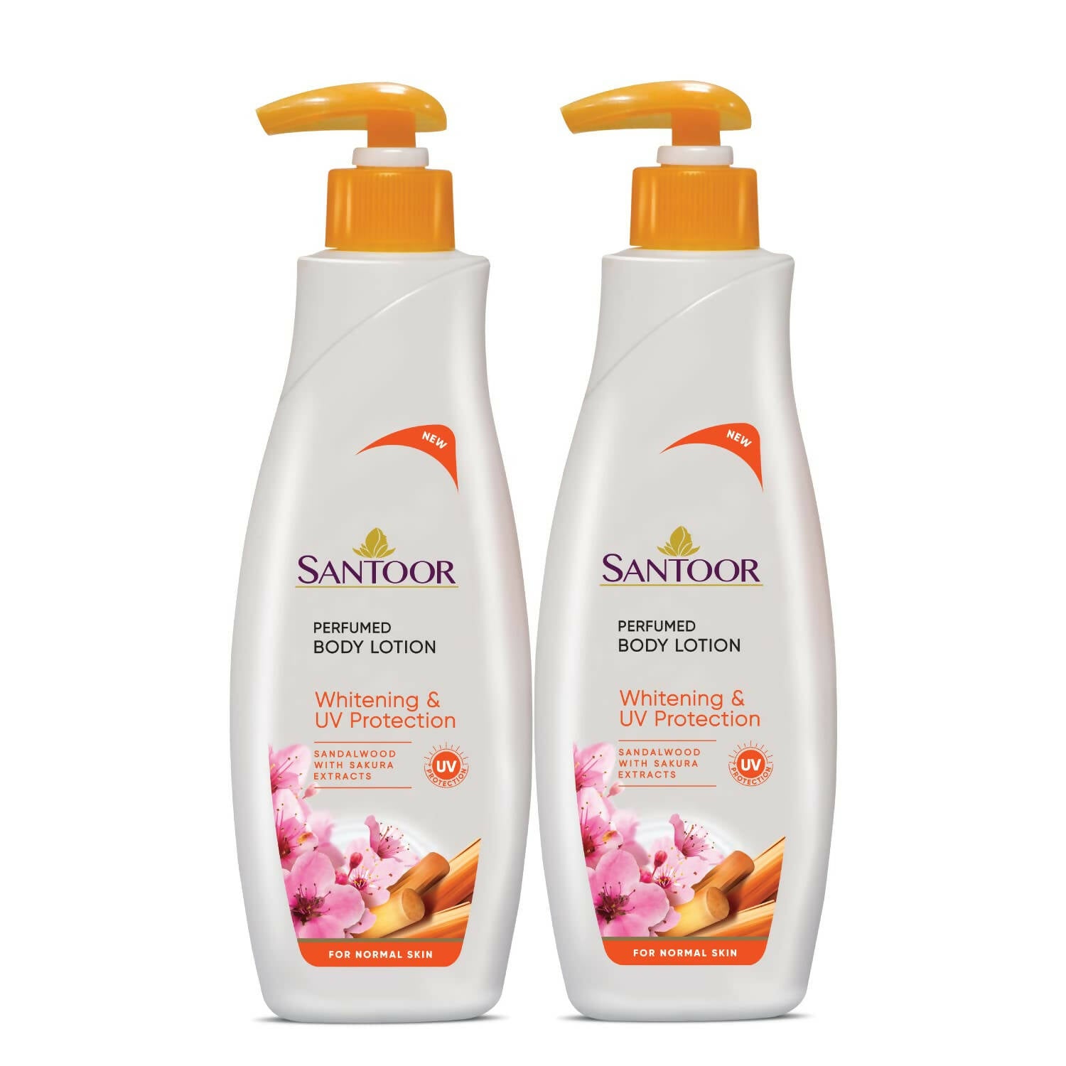Santoor Body Lotion Whitening And UV Protection - Distacart