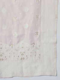 Thumbnail for Myshka Women Pink Embroidered Kurta & Trousers With Dupatta - Distacart