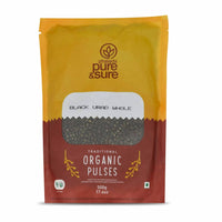 Thumbnail for Black Urad Dal Whole Organic Pulses