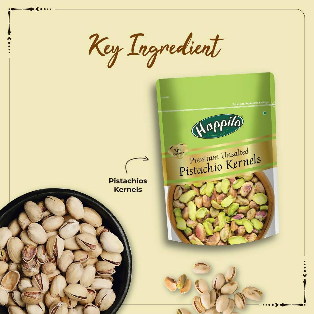 Happilo Premium Unsalted Pistachio Kernels - Distacart