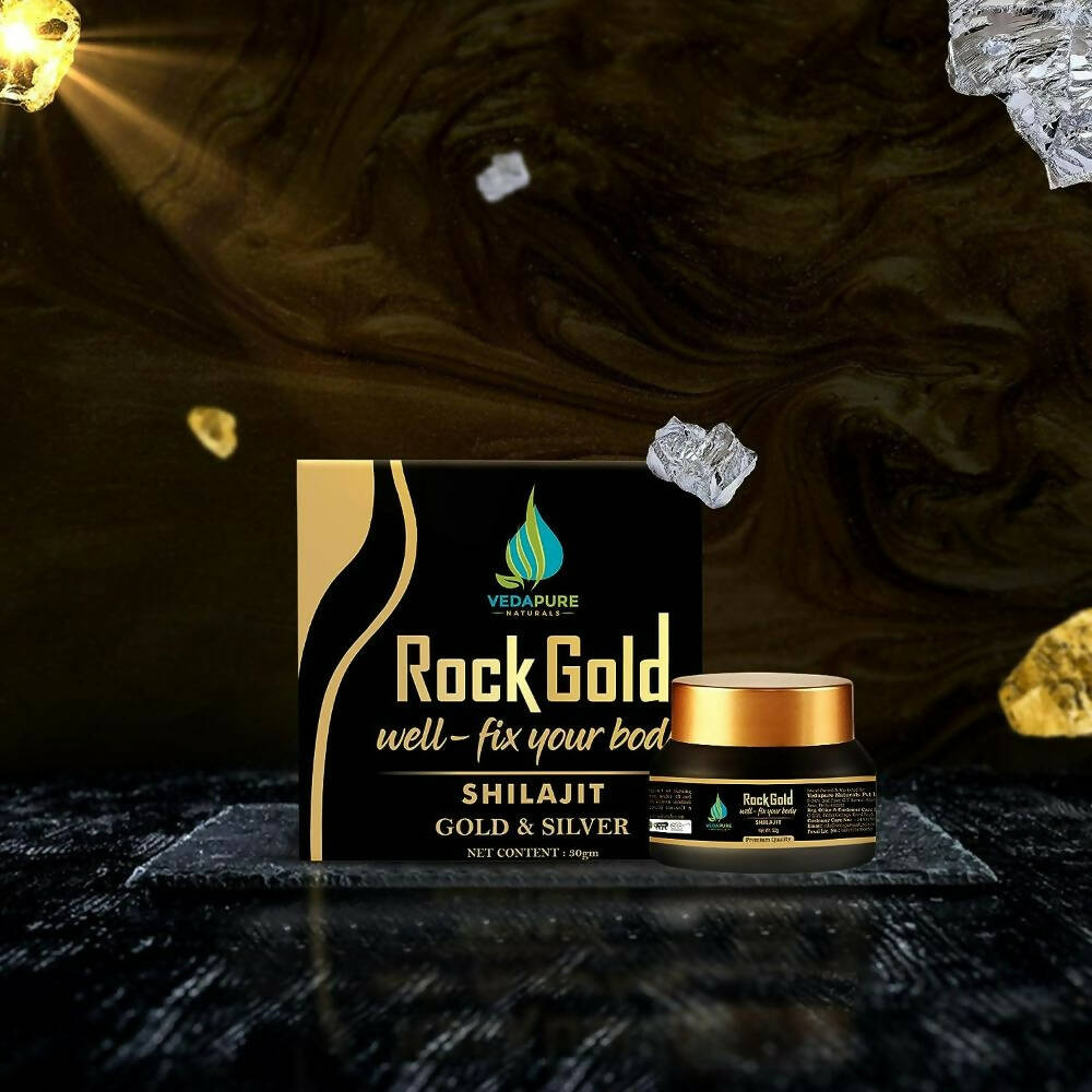 Vedapure Rockgold Well Fix Your Body Gold & Silver Sj Resin - Distacart