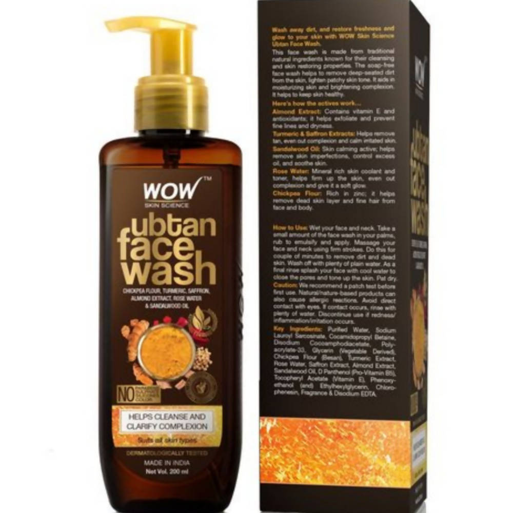 Wow Skin Science Ubtan Face Wash - Distacart