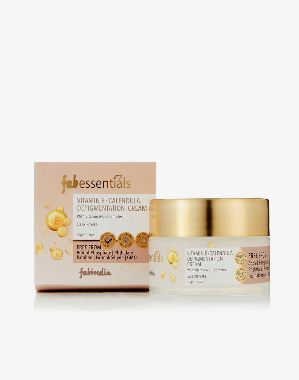 Fabessentials Vitamin E Calendula Depigmentation Cream - Distacart