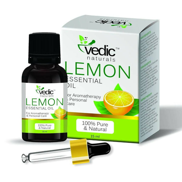 Vedic Naturals Lemon Essential Oil - Distacart