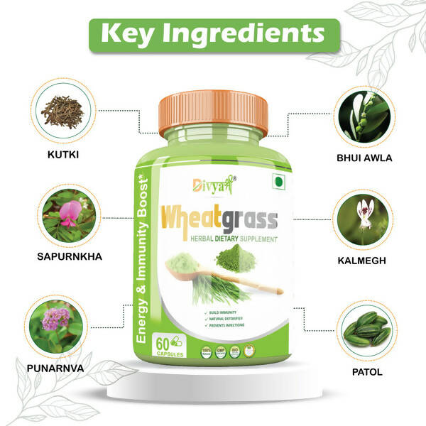 Divya Shree Wheatgrass Capsules - Distacart