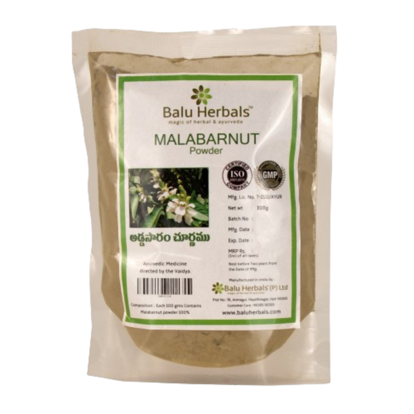 Balu Herbals Malabar Nut (Addasaram) Powder - Distacart
