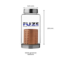 Thumbnail for Fuze Glass Bottle With Pure Copper Filter