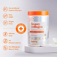 Thumbnail for Wellbeing Nutrition Beauty Korean Marine Collagen Peptides-Mango Peach Flavor - Distacart